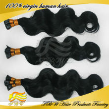 Qingdao Biggest Supplier Virgin Malaysian I Tip Hair Extension Wholesale Price